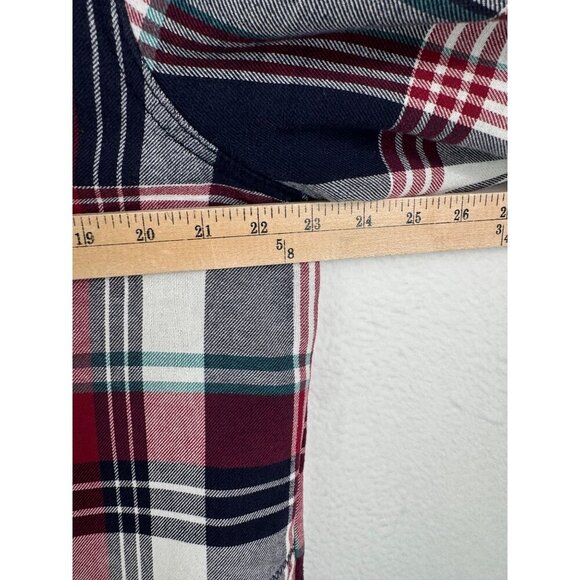 Orvis fleece lined plaid shacket preppy 90s sz XL - Picture 4 of 8